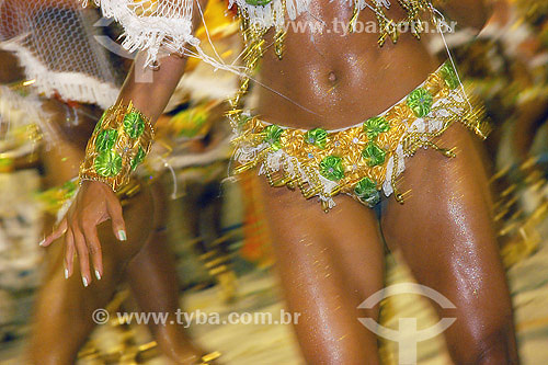  Musas do Carnaval desfilando no Sambódromo - Rio de Janeiro - RJ - Brasil  - Rio de Janeiro - Rio de Janeiro - Brasil