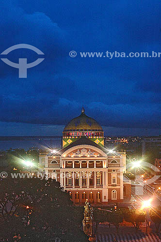  Teatro Amazonas à noite -  Manaus - Amazonas - Brasil  - Manaus - Amazonas - Brasil