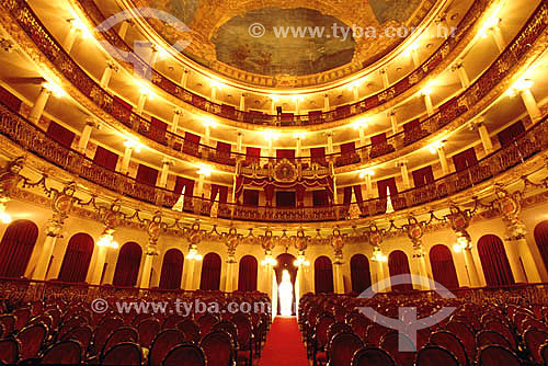  Interior do Teatro Amazonas - Manaus - AM - Brasil 

  O teatro é Patrimônio Histórico Nacional desde 20-12-1966, sendo o primeiro monumento, em Manaus, tombado pelo Patrimônio Histórico.  - Manaus - Amazonas - Brasil