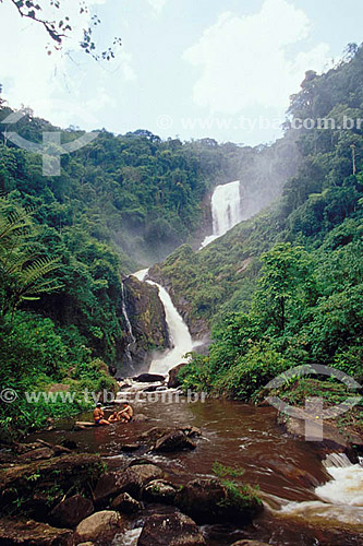  Cachoeira dos Veados  - Rio de Planalto - Parque Nacional da Chapada dos Veadeiros - GO - Brasil

  O Parque é Patrimônio Mundial pela UNESCO desde 16-12-2001.  - Goiás - Brasil