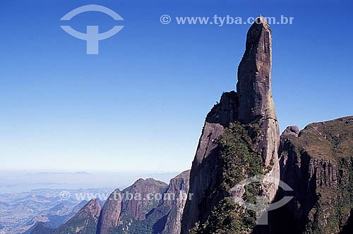  Agulha do Diabo - Parque Nacional da Serra dos Órgãos - Teresópolis -  Rio de Janeiro - Maio 1997  - Teresópolis - Rio de Janeiro - Brasil