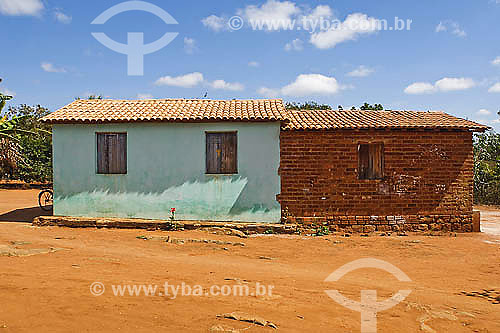  Casas tipicas perto da Gruta Lapa Doce - Chapada Diamantina - BA - Brasil  - Bahia - Brasil