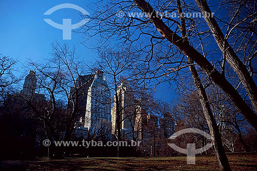  Central Park com prédios ao fundo - Nova York - NY - Estados Unidos 