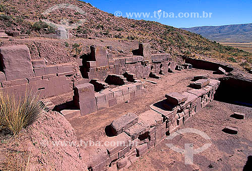  Ruínas de Kerikala - Sítio Arqueológico de Tiwanaku - Departamento de La Paz - Bolivia 