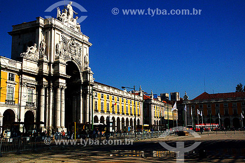  Arco Triunfal na rua Augusta - Lisboa - Portugal 