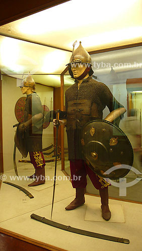  Armadura em exposição no Palácio Topikapi - (1475) - Estilo Cássico Otomano - Istambul - Turquia - Outubro de 2007 
