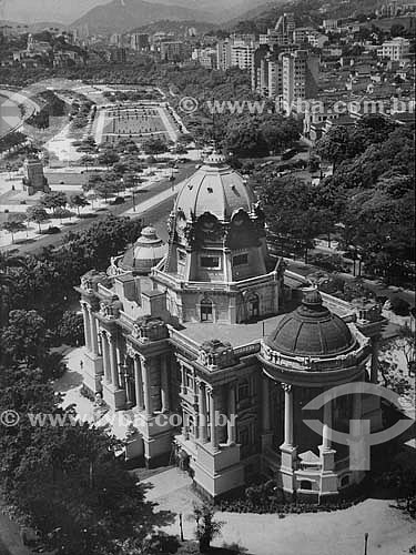  REPRODUÇÃO - Palácio Monroe - Demolido em 1976 - Cinelândia - Centro do Rio de Janeiro - RJ - Brasil  - Rio de Janeiro - Rio de Janeiro - Brasil