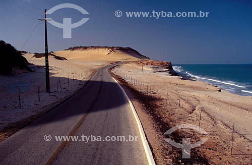  Estrada a beira-mar - Praia da Pipa - Rio Grande do Norte - Brasil  - Rio Grande - Rio Grande do Norte - Brasil