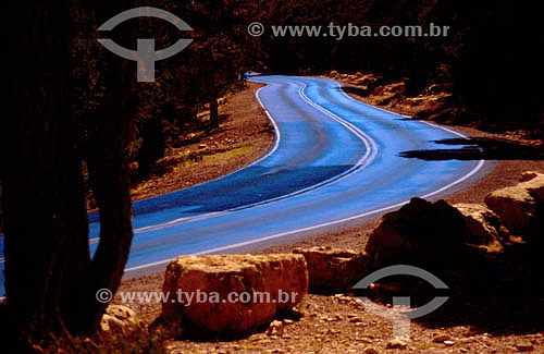  Curva de uma estrada - Brasil 