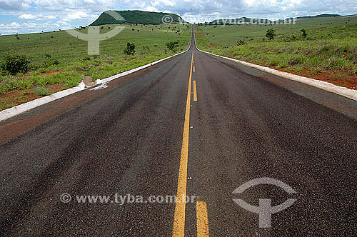  Rodovia ou Estrada GO 050, interior de Goiás - Brasil  - Goiás - Brasil