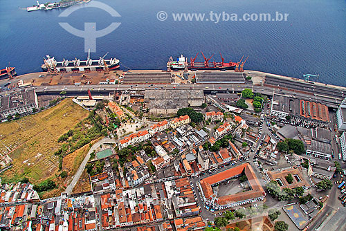  Vista aérea do Porto do Rio de Janeiro - RJ - Brasil - Setembro de 2007  - Rio de Janeiro - Rio de Janeiro - Brasil