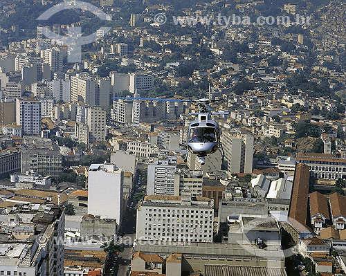  Helicóptero sobrevoando o Rio de Janeiro - RJ - Brasil  - Rio de Janeiro - Rio de Janeiro - Brasil