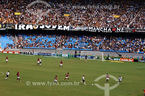  Assunto: Jogo entre Flamengo e Vasco no Estádio Maracanã / Local: Rio de Janeiro - RJ / Data: 02/2008 