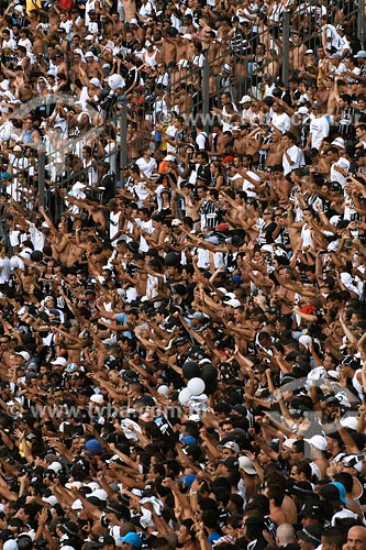  Assunto: Torcida do Corinthians em jogo no estádio Morumbi / Local: São Paulo - SP / Data: 03/2008 