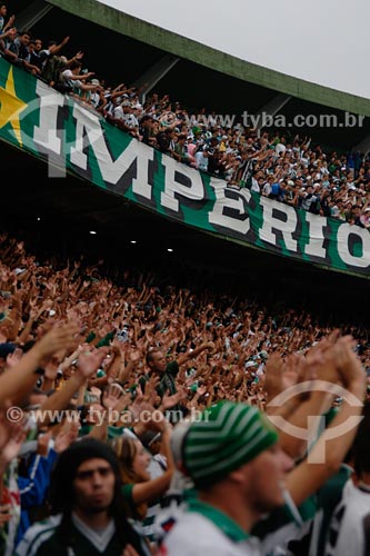  Assunto: Torcida do Coritiba FC no estádio Couto Pereira / Local: Curitiba - PR / Data: 01/2008
 