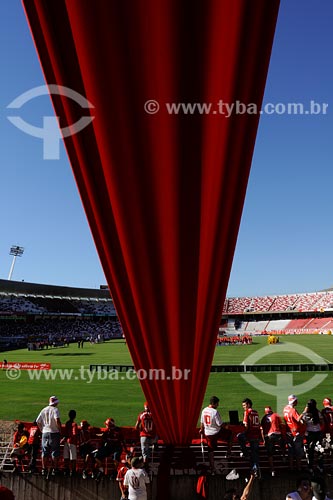  Assunto: Torcida do Internacional FC no estádio Beira-rio / Local: Porto Alegre - RS / Data: 04/2008 