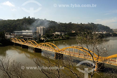  Santo Antônio de Pádua - Rio Pomba com a Ponte Raul Veiga mais conhecida como Ponte Velha - Noroeste Fluminense - Rio de Janeiro  - Santo Antônio de Pádua - Rio de Janeiro - Brasil