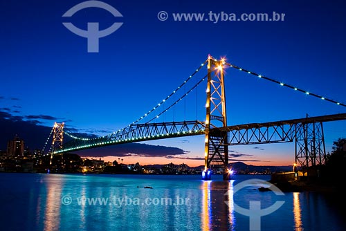  Assunto: Ponte Hercílio Luz / Local: Florianópolis - SC - Brasil / Data: 14/05/2008 