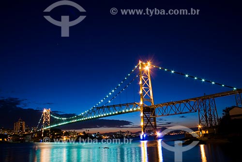  Assunto: Ponte Hercílio Luz / Local: Florianópolis - SC - Brasil / Data: 14/05/2008 