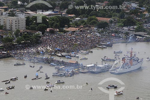  Assunto: Procissão fluvial para Nossa Senhora de Nazaré - Porto de Icoaraci / Local: Belém (PA) / Data: 11 de Outubro de 2008 