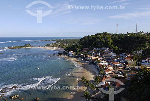  Assunto: Morro de São Paulo - Ilha de Tinharé - vista do morro / Local: Cairu (BA) / Data: 01 de  Novembro de 2006 