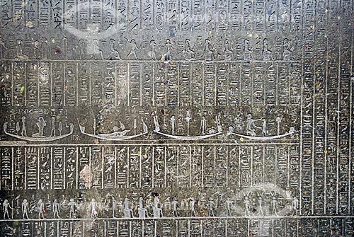  Assunto: Museu Britânico (British Museum) - Sarcófago de Nectanebo - Egito / Local: Londres - Inglaterra / Data: 26 de Abril de 2007 