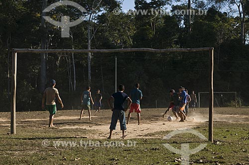  Assunto: Jogo de futebol na reserva extrativista Chico Mendes / Local: Acre (AC) / Data: 06 de Julho de 2008 