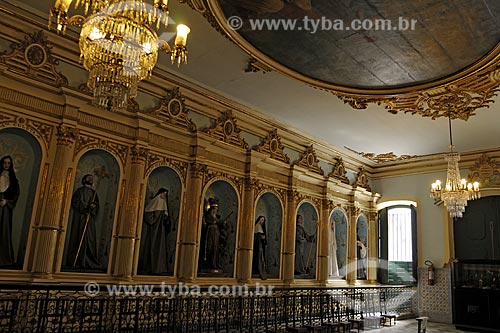  Assunto: Interior da Igreja Ordem Terceira de São Francisco (1702). Estilo: Variado, lembra o barroco plateresco da américa espanhola / Local: Salvador (BA) / Data: 18 de Julho de 2008 