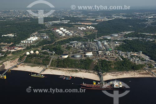  Assunto: Vista aérea da Refinaria Isaac Sabbá (REMAM), da Petrobrás / Local: Manaus (AM) / Data: 