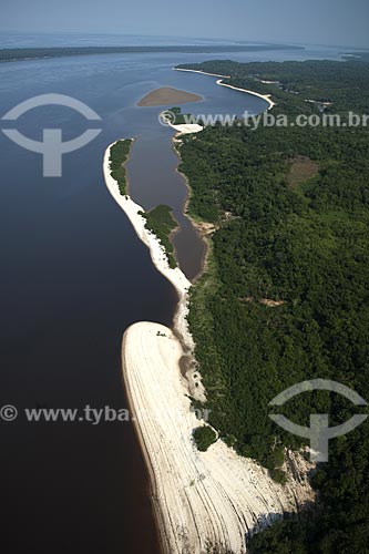  Assunto: Praia na Estação Ecológica de Anavilhanas (ESEC), no rio Negro / Local: Amazonas (AM) / Data: 26 de Outubro de 2007 