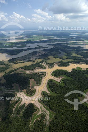  Assunto: Várzea da margem direita do rio Amazonas, entre Manaus e Itacoatiara / Local: Amazonas (AM) / Data: 29 de Outubro de 2007 