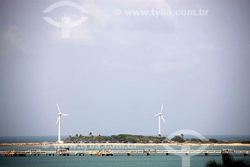  Assunto: Vista de geradores de energia eólica / Local: Fortaleza - Ceará (CE) - Brasil / Data: Janeiro de 2009 