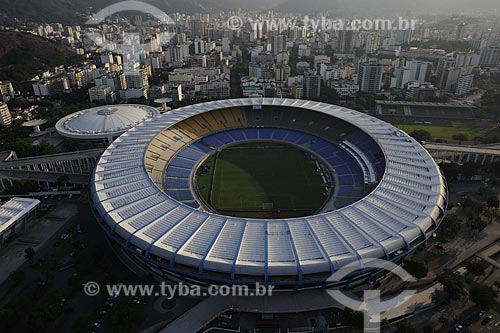  Assunto: Vista aérea do Estádio do Maracanã / 
Local: Rio de Janeiro - RJ - Brasil / 
Data: Novembro de 2008 