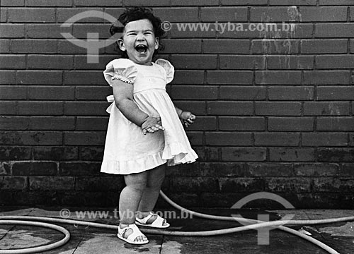  Assunto: Criança sorrindo (Liza Reis) / 
Local: Rio de Janeiro - RJ - Brasil / 
Data: 1985 