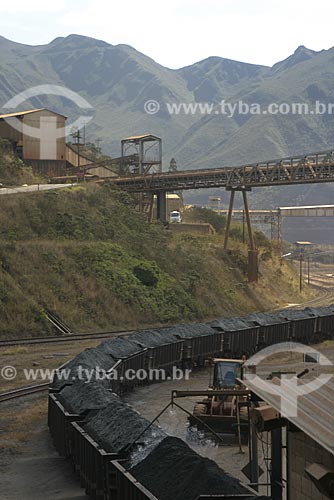  Assunto: Transporte de Minério de Ferro - Mina de Timbópeba - Vale do Rio Doce / Local: Mariana - Minas Gerais (MG) - Brasil / Data: Agosto de 2007 