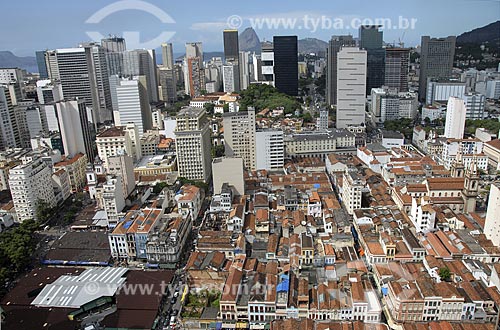  Assunto: Vista aérea do Saara, área de comércio popular / Local: Centro do Rio de Janeiro - RJ - Brasil / Data: 01/11/2006 