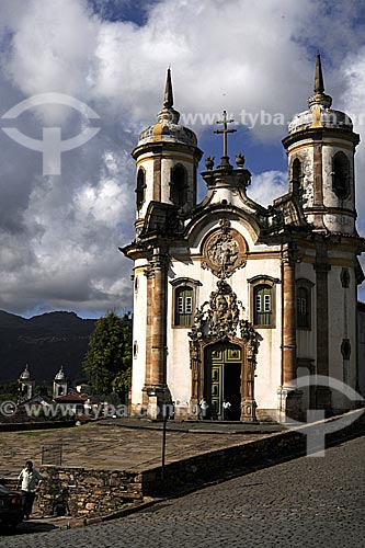  Assunto: Igreja de São francisco de Assis / Local: Ouro Preto - Minas Gerais (MG) - Brasil / Data: 21/04/2009 