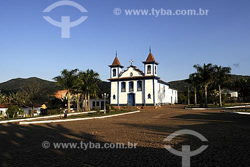  Assunto: Igreja Matriz de Nossa Senhora do Rosário / Local: Vila de Cocais , distrito de Barão de Cocais - Minas Gerais (MG) - Brasil / Data: 22/04/2009
 