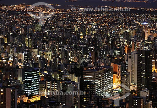  Assunto: Vista de Belo Horizonte do ponto de vista do Mirante das Mangabeiras / Local: Minas Gerais (MG) - Brasil / Data: 14-04-2009 