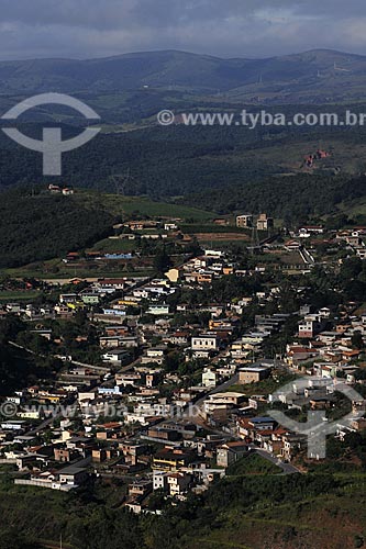  Assunto: Vista de Itabirito do Mirante Alto do Cristo / Local: Minas Gerais (MG) - Brasil / Data: 18-04-2009 