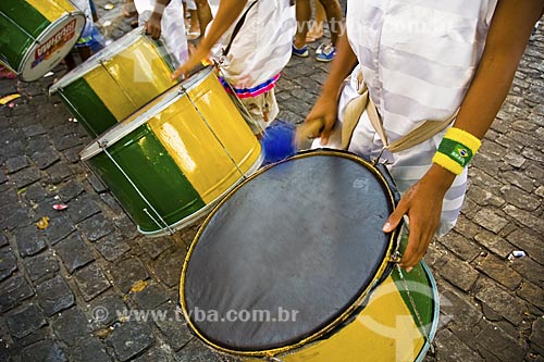  Assunto: Músicos tocando durante o Carnaval / 
Local: Salvador - Bahia (BA) - Brasil / 
Data: Fevereiro de 2006 