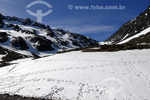  Assunto: Glaciar Martial, estação de esqui em Ushuaia. / Local: Ushuaia - Argentina / Data: 11/ 2008 