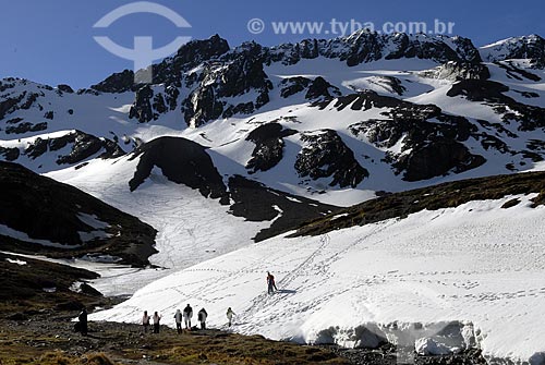  Assunto: Glaciar Martial, estação de esqui em Ushuaia. / Local: Ushuaia - Argentina / Data: 11/ 2008 