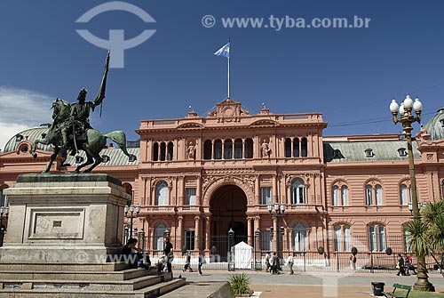  Assunto: Casa Rosada - Plaza de Mayo - Sede do Governo Argentino / Local: Buenos Aires - Argentina / Data: Fevereiro de 2008 