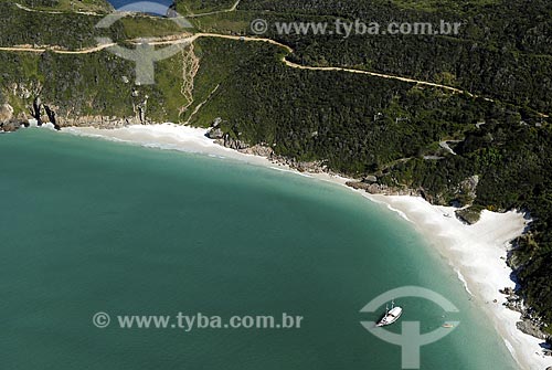  Assunto: Vista aérea do Pontal do Atalaia / Local: Arraial do Cabo - RJ - Brasil / Data: 06/2008 