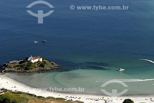  Assunto: Vista aérea da Praia do Forte / Local: Cabo Frio - RJ - Brasil / Data: 06/2008 