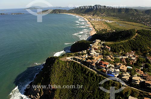  Assunto: Vista aérea do Alto de Geribá e Praia de Tucuns ao fundo / Local: Búzios - RJ - Brasil / Data: 06/2008 