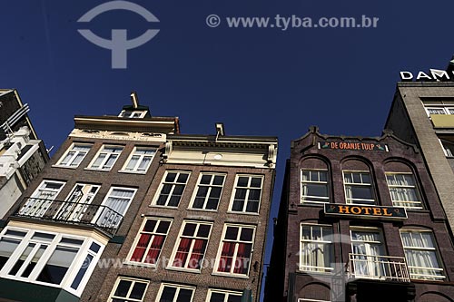  Assunto: Detalhe de arquitetura: fachadas / Local: Amsterdam -  Holanda / Data: Maio 2009 
