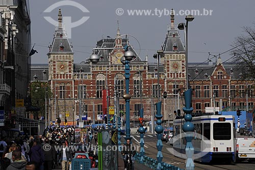  Assunto: Estação Central de trens / Local: Amsterdam - Holanda / Data: Maio 2009 