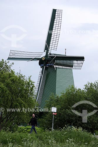  Assunto: Moinhos em Zaanse Schans, próximo à Amsterdam / Local: Amsterdam - Holanda / Data: Maio 2009 